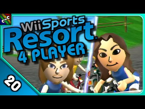 VERSUS CYCLING! | Wii Sports Resort 4 PLAYER LETS PLAY Episode 20