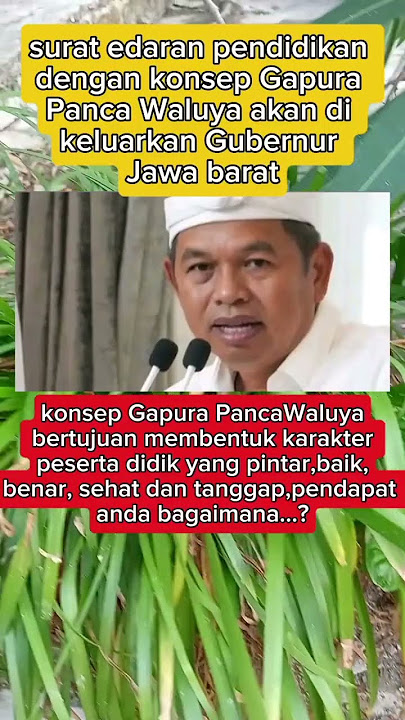 konsep Gapura Panca Waluya akan segera edarkan #shorts