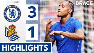 Chelsea vs Real Sociedad 3-1 - Highlights - Morgan Rogers & Joao Pedro Goals - Friendly 2026