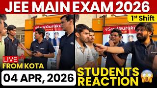 JEE Mains 2026: 4 Apr Shift 1 Exam Student Reaction LIVE from Kota | Paper Level, Weightage, Cutoff