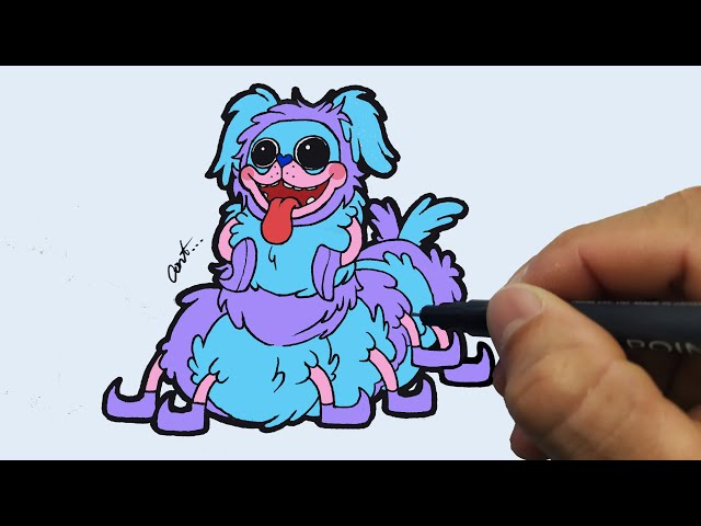 Como Desenhar o PJ PUG A PILLAR do POPPY PLAYTIME 2