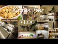 KITCHEN TOUR || HOW TO ORGANISE KITCHEN? CUTE AMAZON FINDS CREAM CHEESE MUSHROOM RECIPE |DAILY VLOG
