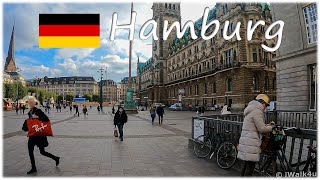 🇩🇪 Hamburg City Walking Tour 🏙 4K Walk ☀️ Germany 🇩🇪 (Sunny Day)