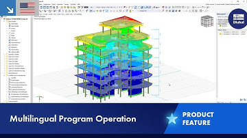 Multilingual program operation in RFEM 6/RSTAB 9