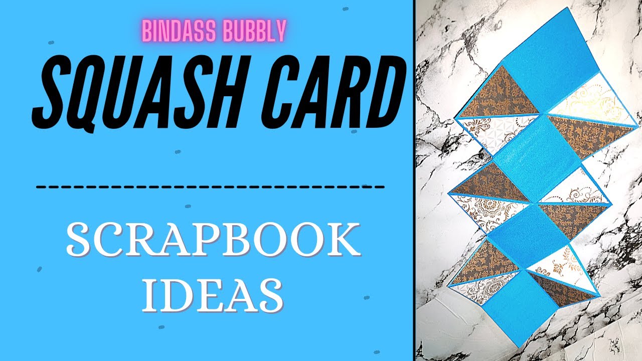 How to Make Squash Card | Scrapbook Ideas | Birthday Ideas 