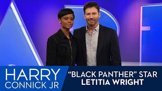 "Black Panther"'s Letitia Wright on Working with Angela Bassett