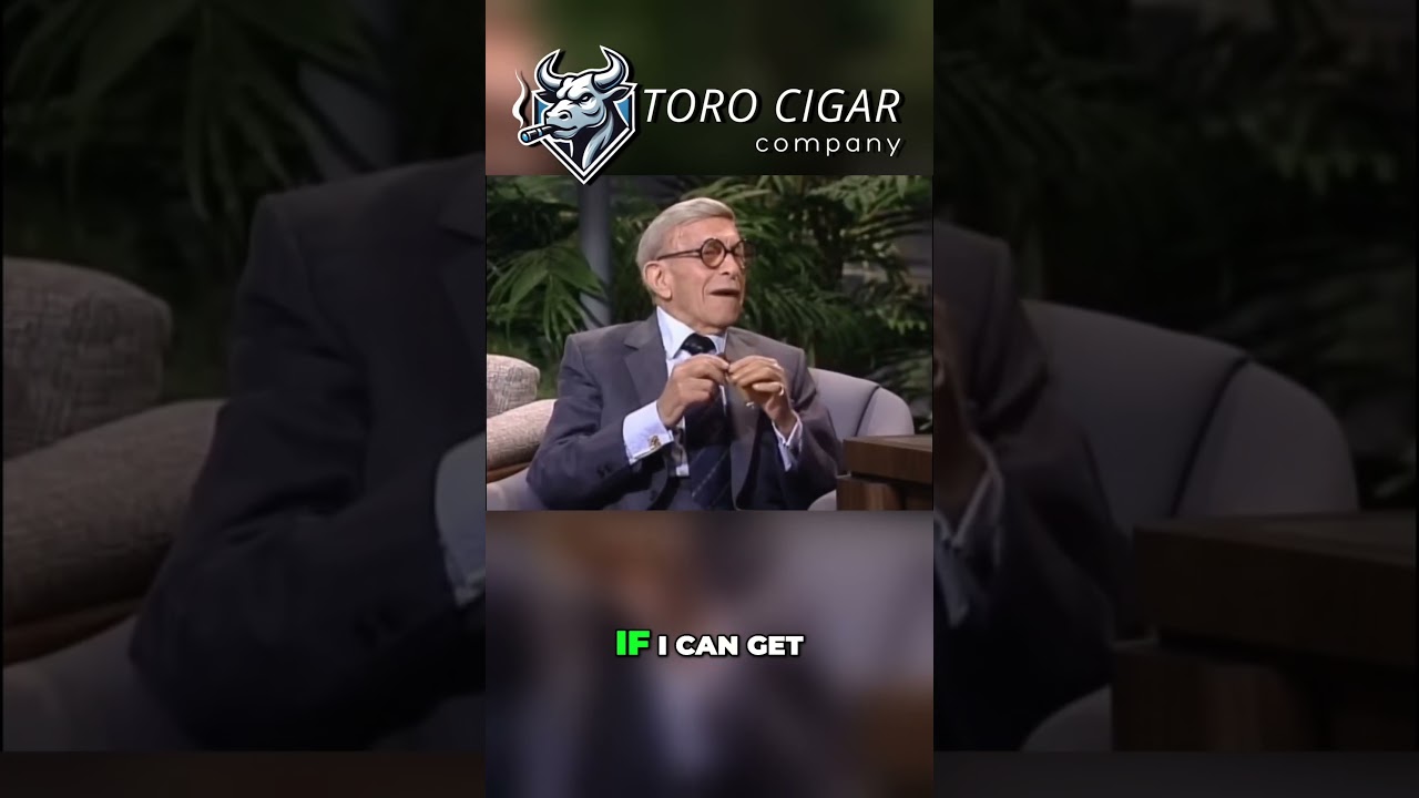 Classic George Burns on Cigars