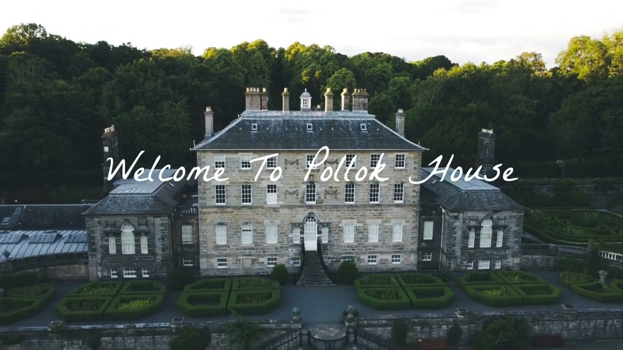 Welcome to Pollok House: A Stunning Aerial Tour