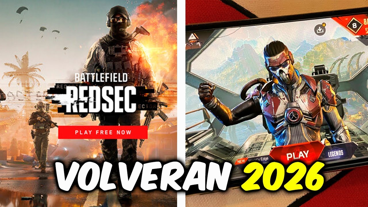 Estos JUEGOS SHOOTERS Volverán a Mobile (Ápex y Battlefield 6)