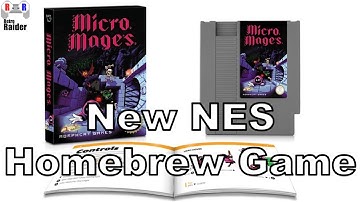 New NES HOMEBREW GAME / Micro Mages - Retro Raider