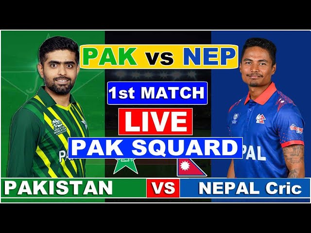 Nepal Vs Pakistan Asia Cup 2023 Live Score