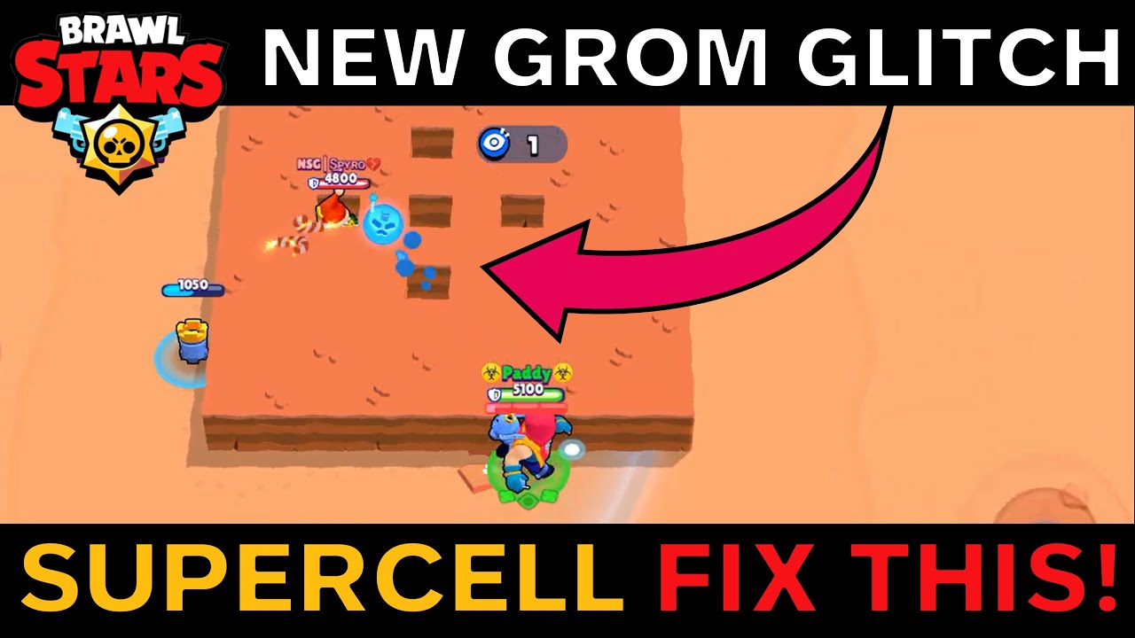 Brawl Stars - 0 dmg GROM Bug - YouTube