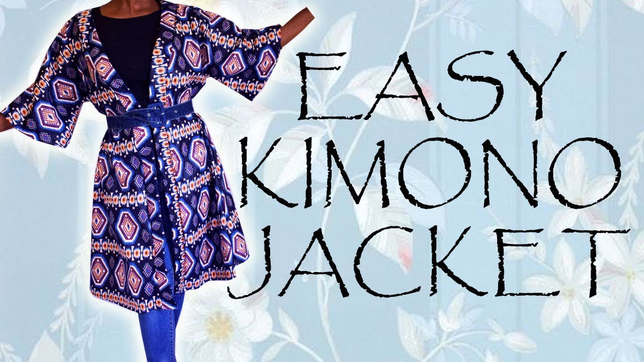 DIY How To Make A Kimono Jacket From Scratch! YouTube