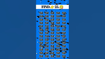 Find 👉 25  #find the odd number #maths #puzzle #paheli #gkquestion 😋😋😋 #shorts #iqtest