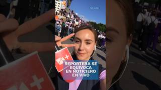 En plena trasmisión en vivo, reportera de Tijuana se equivoca #shorts