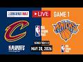 NBA LIVE! New York Knicks vs Cleveland Cavaliers LIVE FULL GAME 1 | NBA PLAYOFFS | May 20, 2026