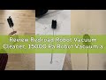 Review Redroad Robot Vacuum Cleaner, 15000 Pa Robot Vacuum and Mop,90 Day Self Emptying Vacuum Robot