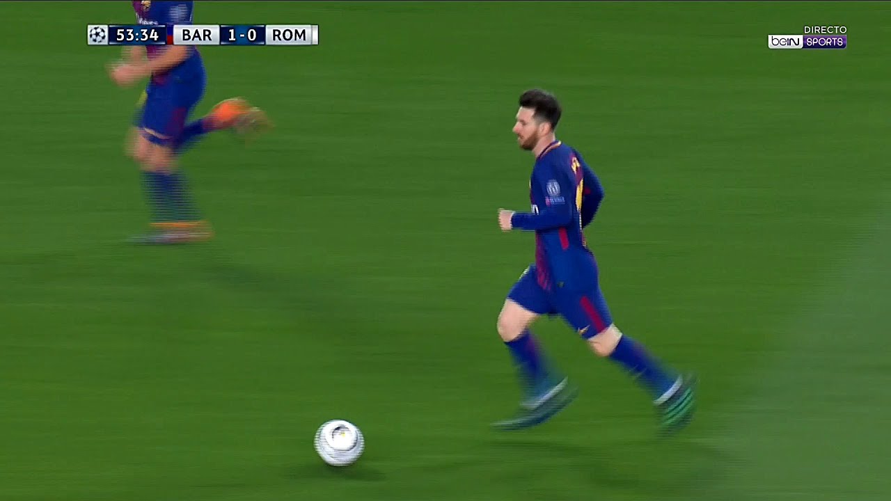 Lionel Messi vs Roma (Home) UCL 2017-18 HD 1080i