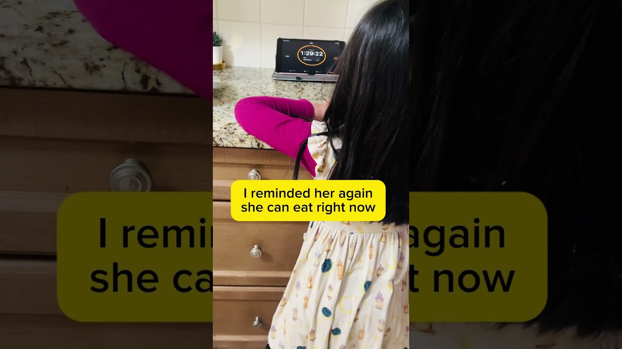 6 year old fasting in Ramadan!