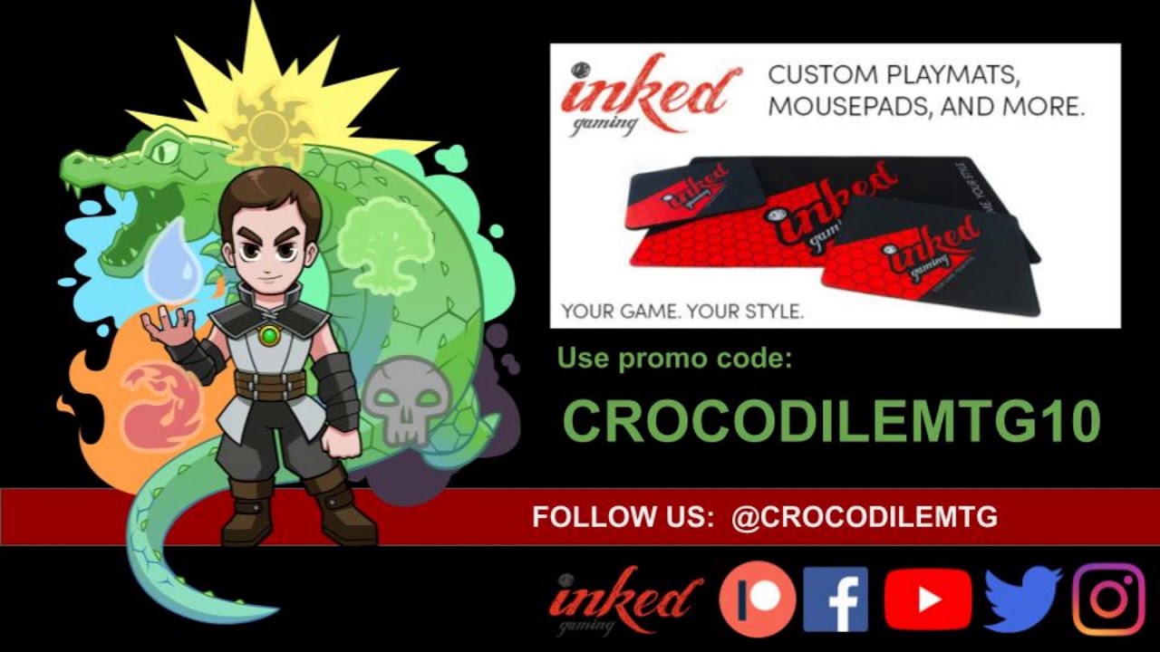 Inked Gaming Use Promo Code "CROCODILEMTG10" YouTube