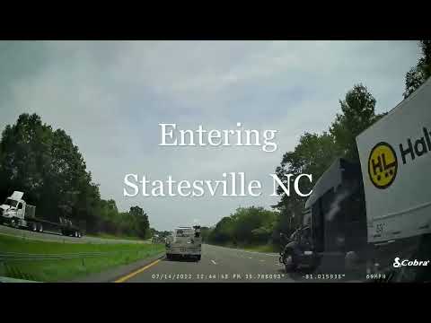 Traveling from Hickory to Mocksville NC on I 40 EAST