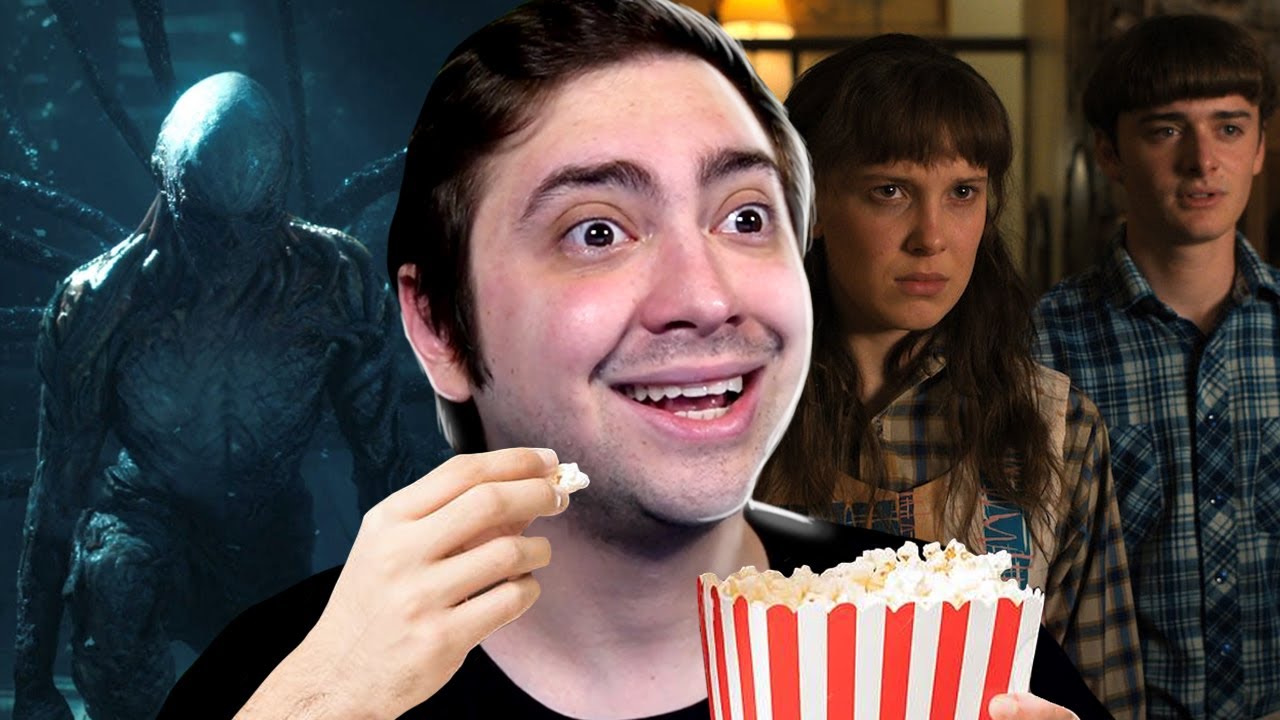 alanzoka assistindo o trailer do Strangers Things 4