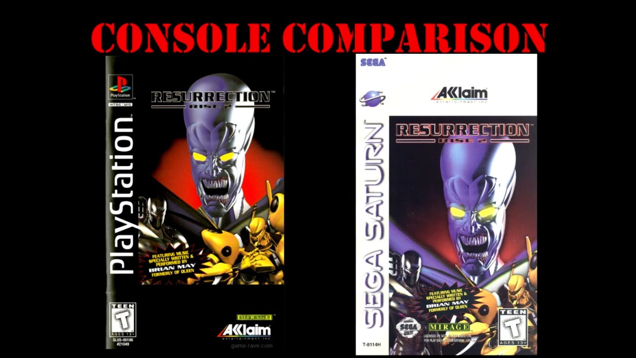 Console Comparison #8 - Rise 2: Resurrection (PSX/Saturn)