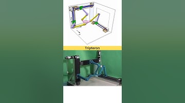 Tripteron Robot | 6-DOF parallel Robot #engineering #robotics #3ddesign #robo #3dprinting #3dmodel