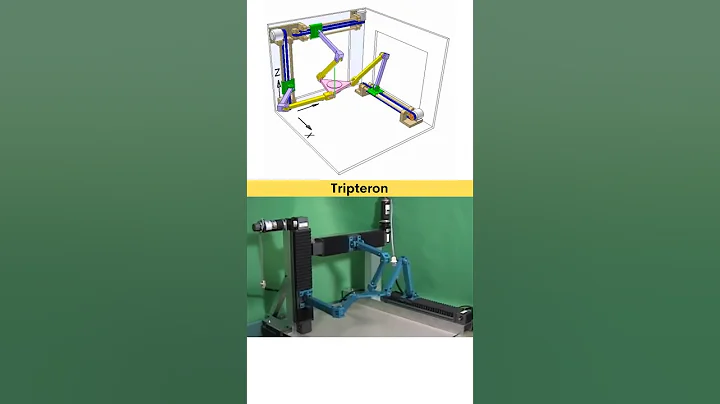 Tripteron Robot | 6-DOF parallel Robot #engineering #robotics #3ddesign #robo #3dprinting #3dmodel