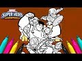 MARVEL SUPER HERO ADVENTURES Coloring Book | Avengers series