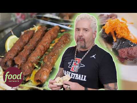 Guy Fieri Samples Authentic Indian Flavors Diners Drive-Ins and Dives
