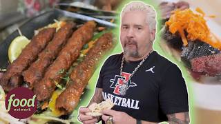 Guy Fieri Samples Authentic Indian Flavors | Diners, Drive-Ins, and Dives