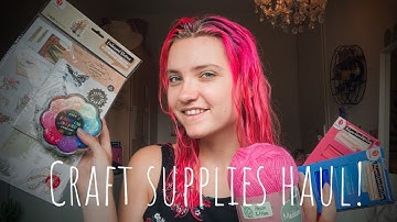 Action Craft Supplies Haul! - Mae Journals