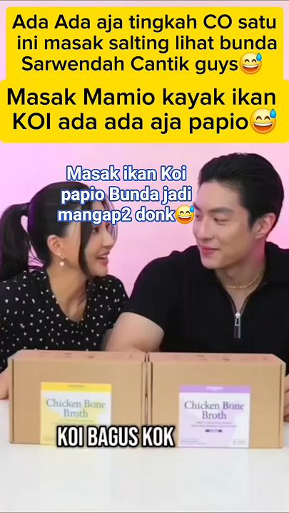 Ada-ada aja CO satu ini Masak bunda Sarwendah Ikan KOI😅 #giorgioantonio #artist