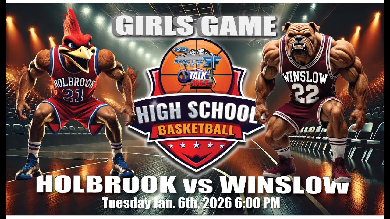 HOLBROOK ROADRUNNERS vs WINSLOW BULLDOGS Girls High School Basketball Full Game