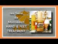 Hand and feet treatment  les sens de marrakech  amber spa al ain ad