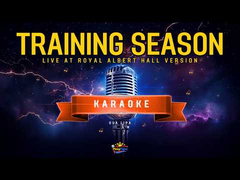 TRAINING SEASON - Dua Lipa | KARAOKE Live from the Royal Albert Hall