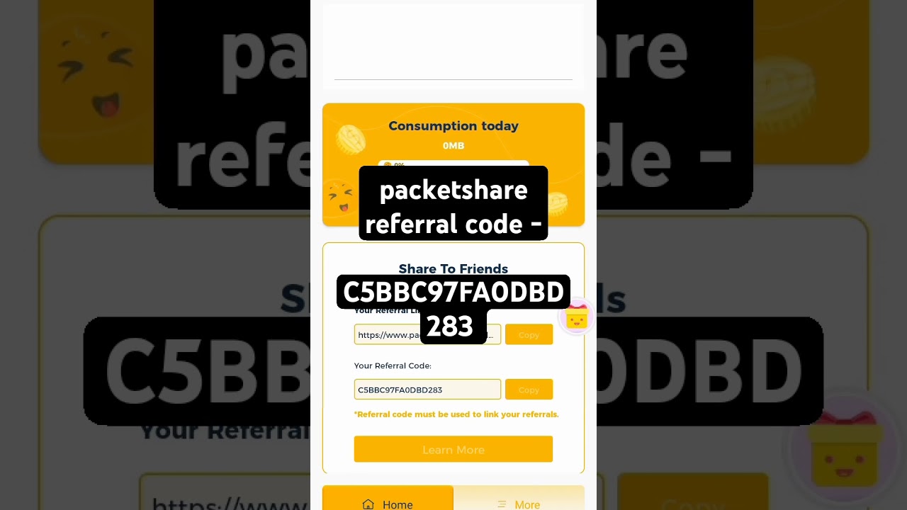 packetshare referral code | packetshare app referral code