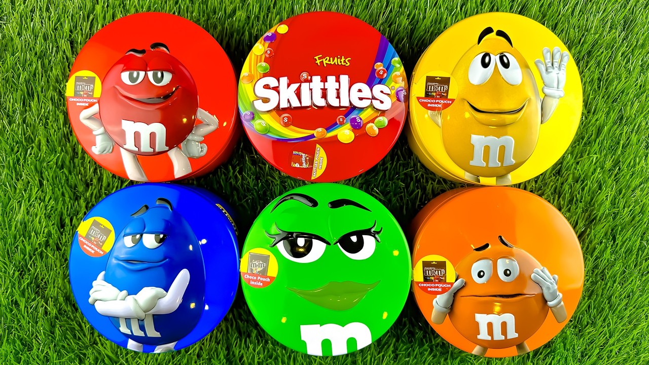 Colorful Candy Mix | 1 M&M’s Box Unwrapping Satisfying ASMR