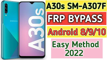 Samsung A30s/A30/A31 Google FRP Lock Bypass  | ANDROID 10/9/8 | Easy Method 2022 | No Apk New Method