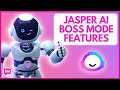 Jasper ai boss mode features  jasper ai review