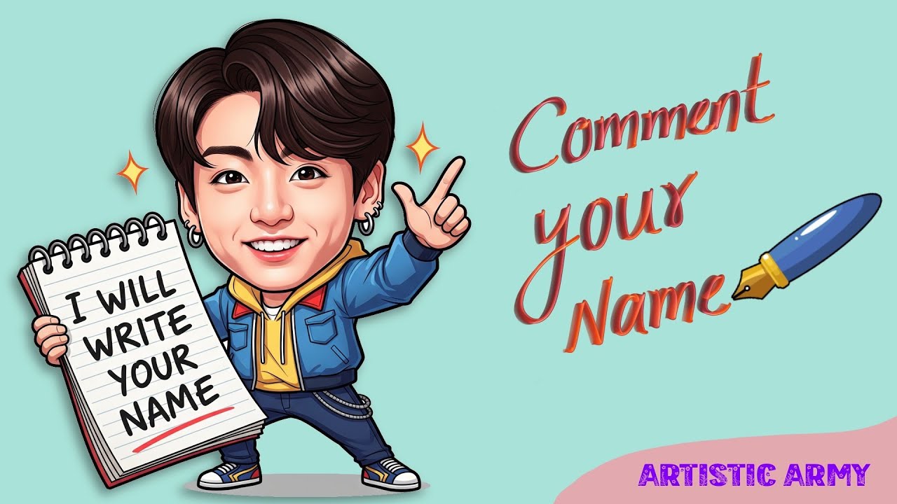 I Wrote My Subscribers' Names in BTS & BLACKPINK Style! 🎨💜💖 