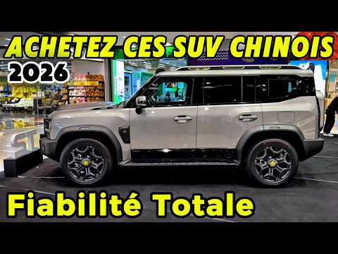 Les 5 SUV CHINOIS fiables QUI NE TOMBENT JAMAIS EN PANNE