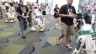Star Wars Celebration V Grand Droid Parade - R2-D2, C-3PO and other robots