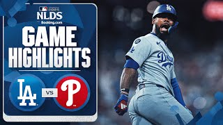 Dodgers Vs. Phillies Nl Divisional Series Game 1 Highlights 10425 Mlb Highlights