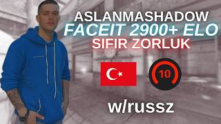 ASLANMASHADOW FACEIT DUO 2900+ ELO (YENİ SEZON) w/russz | SIFIR ZORLUK | CS2 MİRAGE