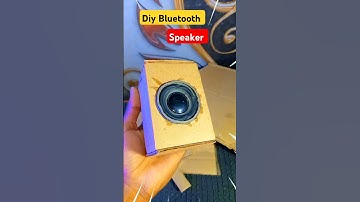Cardboard Box Bluetooth Speaker 🔥 | #shorts #bituexperiment