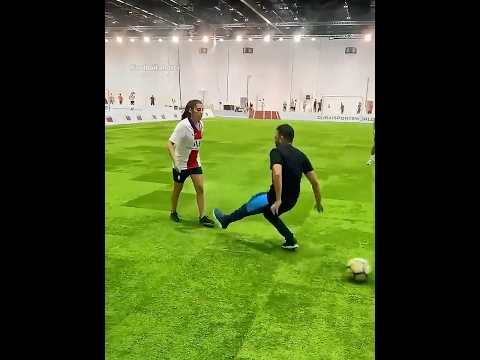 This Girl Has ICE COLD Skills ⚽🥶