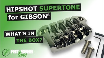 Hipshot SuperTone Gibson® Bass Replacement Bridge: What’s In The Box (A Close-Up Look)