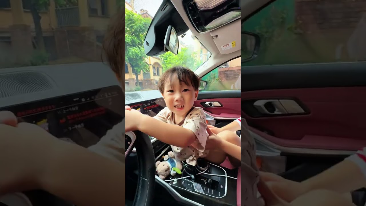 Why did Harley Quinn's baby suddenly grab the steering wheel